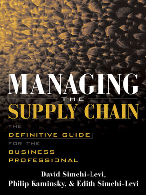 cover image of Managing the Supply Chain